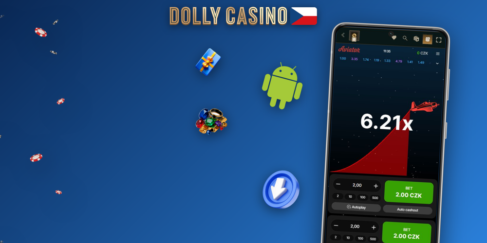 Herní obrazovka Aviator s multiplikátorem a tlačítkem Cash Out v Dolly Casino Casino