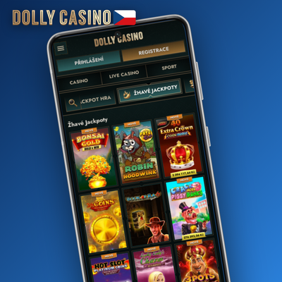 Progresivní jackpotové sloty v Dolly Casino Casino bez horního limitu výhry