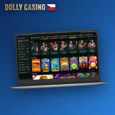 Dolly Casino Casino desktop v režimu plné obrazovky na monitoru PC