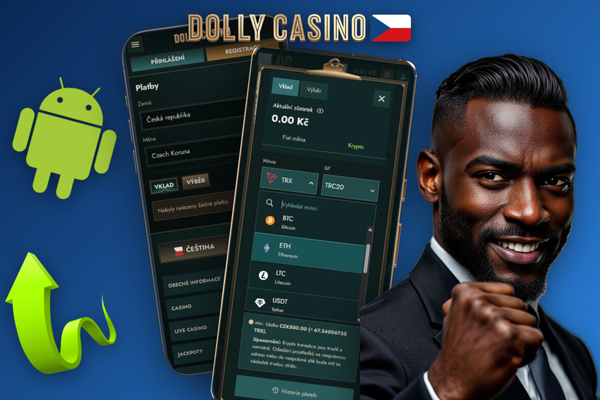 Výběr správné sítě ERC-20 nebo TRC-20 při vkladu kryptoměny v Dolly Casino Casino