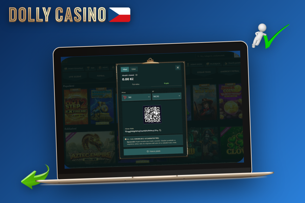Mobilní pokladna Dolly Casino Casino pro nabití účtu z telefonu i počítače