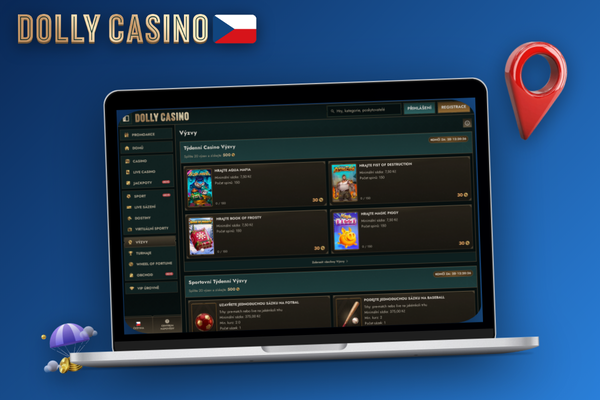 Dolly Casino Casino desktop — synchronizace přihlášení mezi počítačem a chytrým telefonem