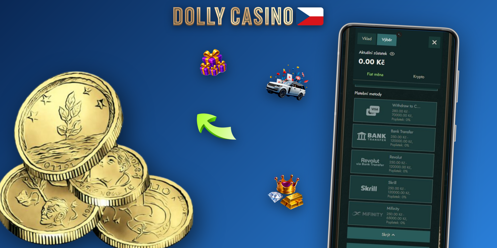 Zákaznická podpora Dolly Casino Casino pomáhá s dotazy ohledně výběrů výher